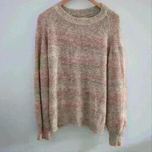 A.N.A | Women's Red  Combo Long Sleeved Knitted Sweater